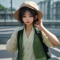 旅游编辑陈晓雯，女性，专业形象照，微笑自信，澳门旅游攻略资深撰稿人